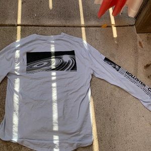 Hollister baby blue long sleeve